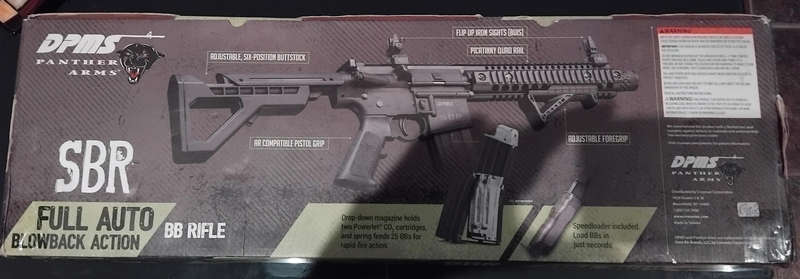 Crosman DPMS SBR FULL AUTO Steel BB Rifle