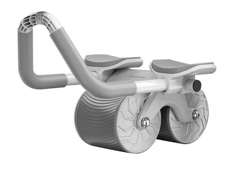Ab Roller with Elbow Support - Grey