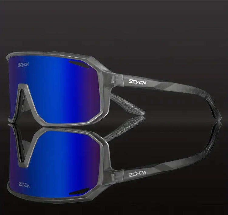 SCVCN X62 Casual Sport Sunglasses Grey/Blue
