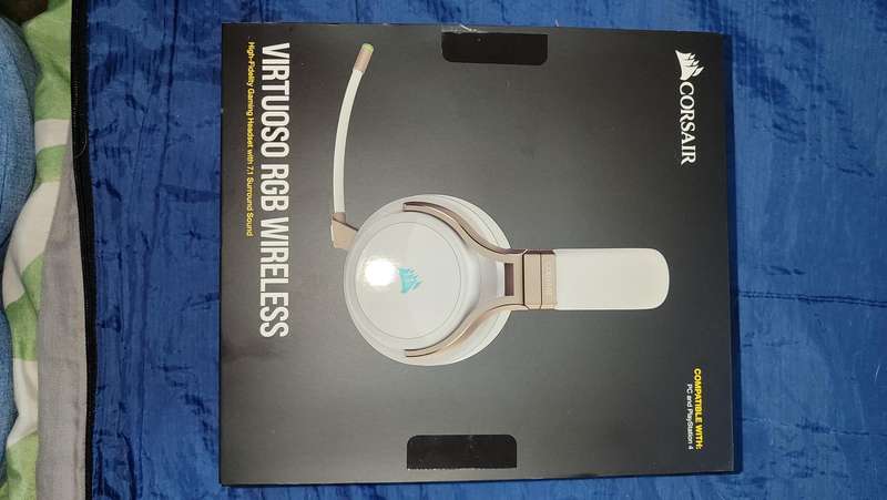 Corsair Virtuoso RGB Wireless White