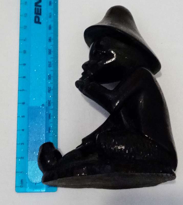 Antique Vintage Hand Carved Wooden Folk Art African Tribal Sculpture