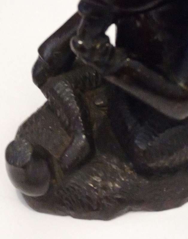 Antique Vintage Hand Carved Wooden Folk Art African Tribal Sculpture