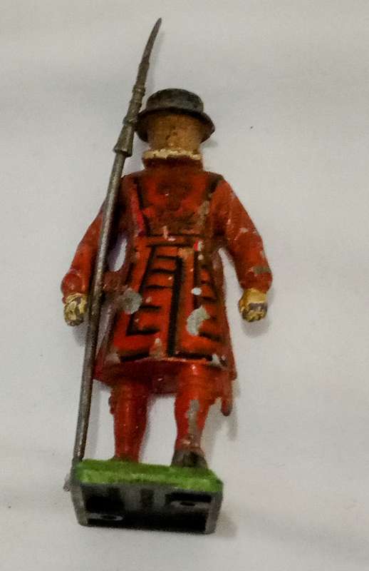 Vintage Collectable Lot of 3 Britains Deetail British Guard Toy Soldiers England. Metal soldiers,