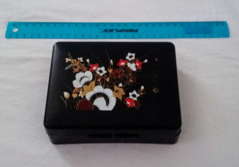 Beautiful Floral Plastic Jewelry Box