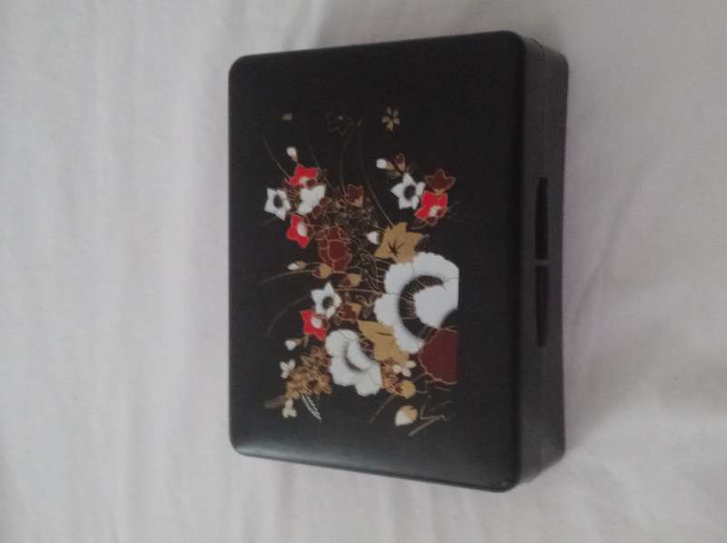 Beautiful Floral Plastic Jewelry Box