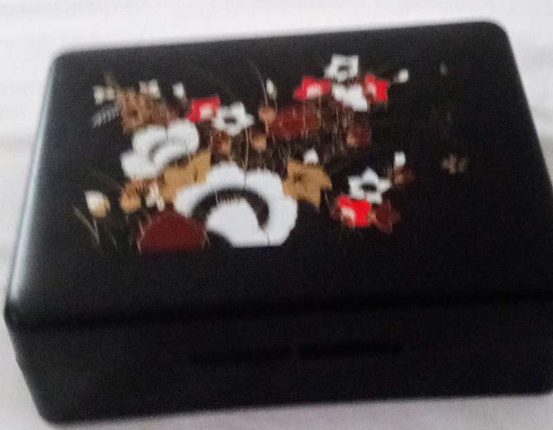 Beautiful Floral Plastic Jewelry Box