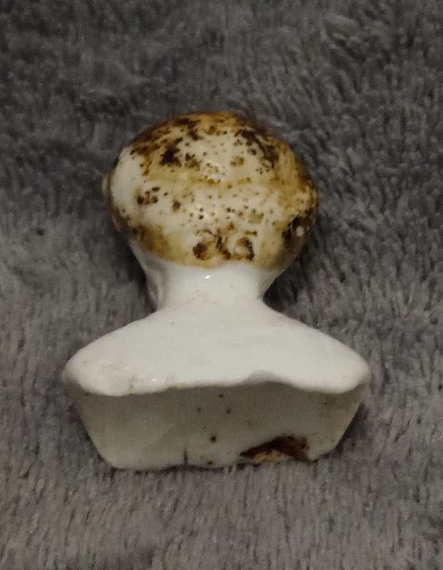 Antique Miniature Shoulder Doll Head Rare item.