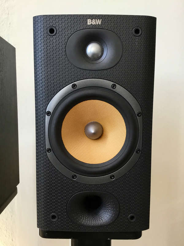 B&W DM601 Series3 Speakers (on stands)
