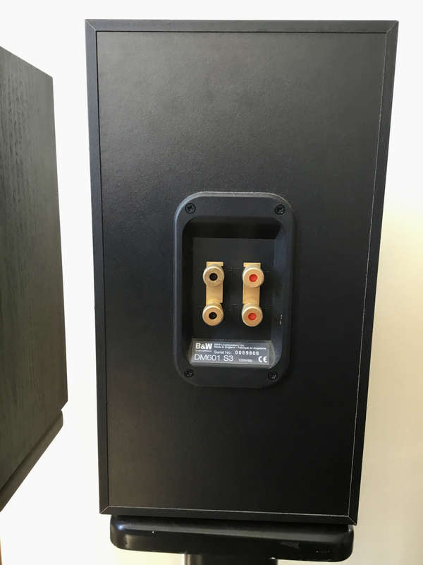 B&W DM601 Series3 Speakers (on stands)