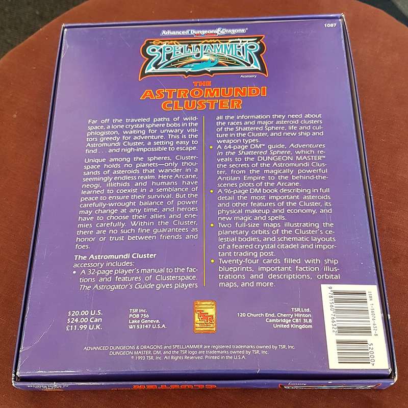 Advanced Dungeons & Dragons Spelljammer  The Astromundi Cluster