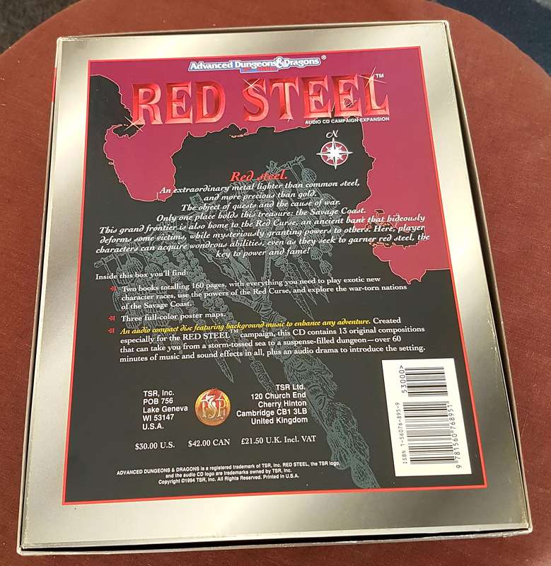 Advanced Dungeons & Dragons Red Steel