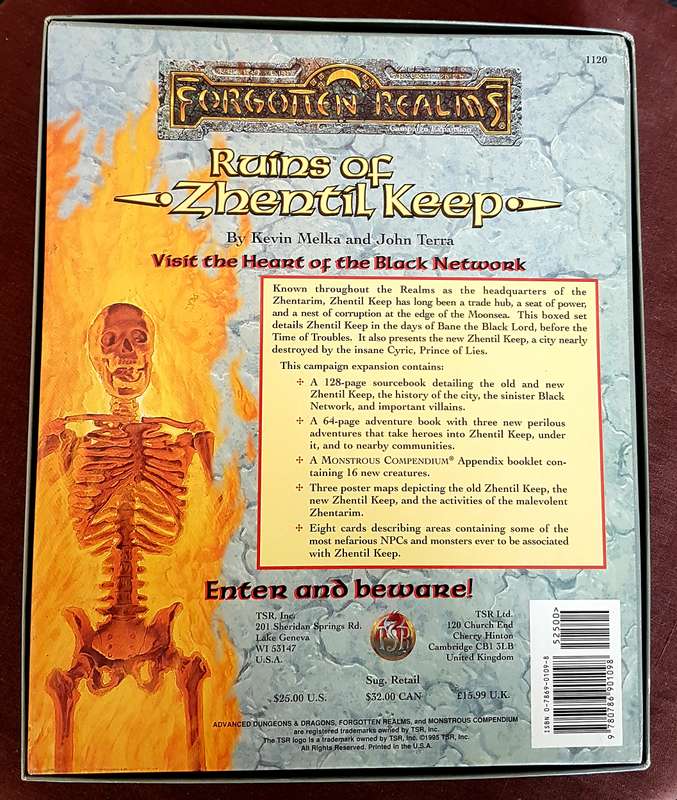 Advanced Dungeons & Dragons Ruins of Zhentil Keep