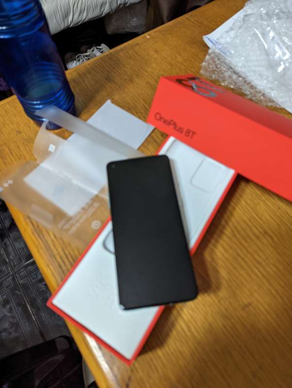 OnePlus 8T 12+256GB Global version - Lunar Silver + Box and extras