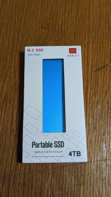 4TB-ULtra thin  Portable SSD Type-C USB 3.1 External Drive