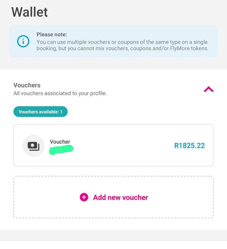 Flysafair Voucher expiring January 2026