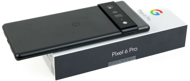 Google Pixel 6 Pro 5G 128G - (Refurbished) - Stormy Black + Box and Extras