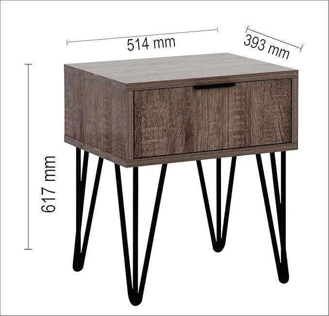 Imani Bedside Table Pedestal