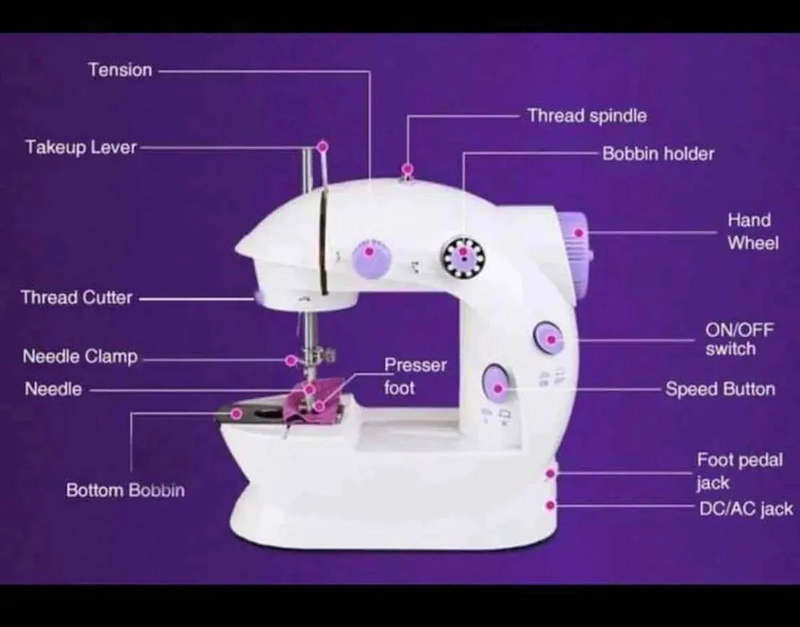 Mini sewing machine