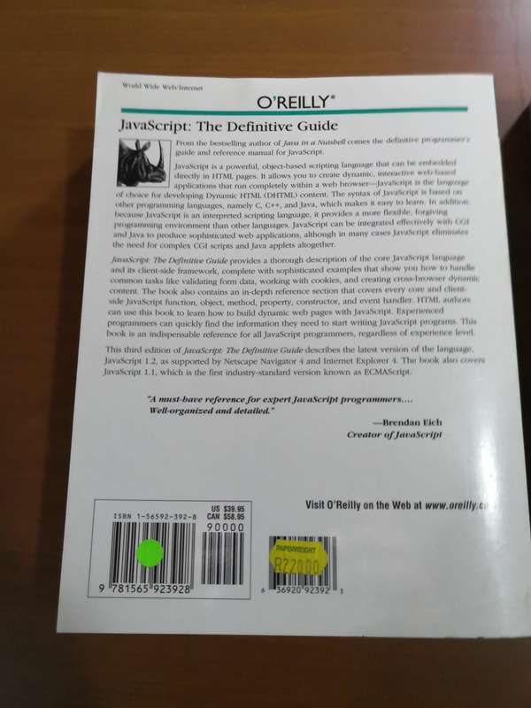 Javascipt Definitive Guide O'Reilly