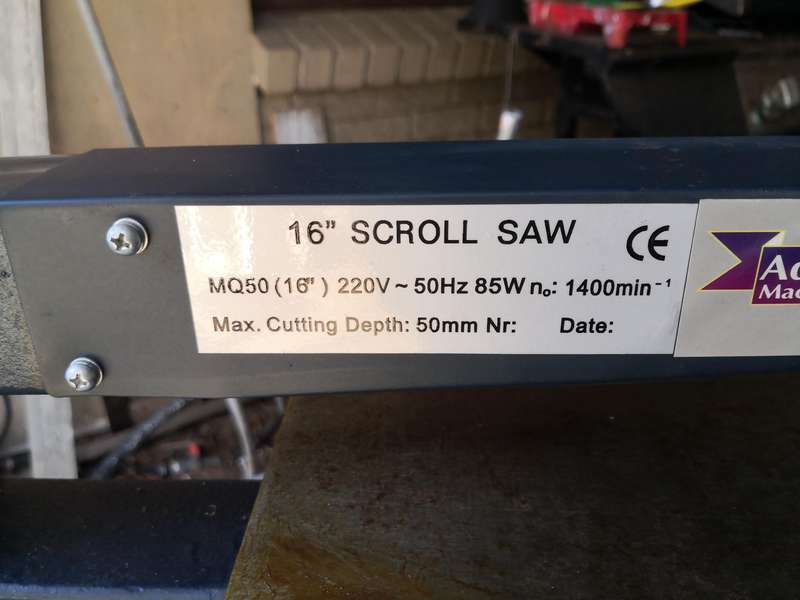 MAC AFRIC 400 MM Scroll Saw Adendorf (never-used)