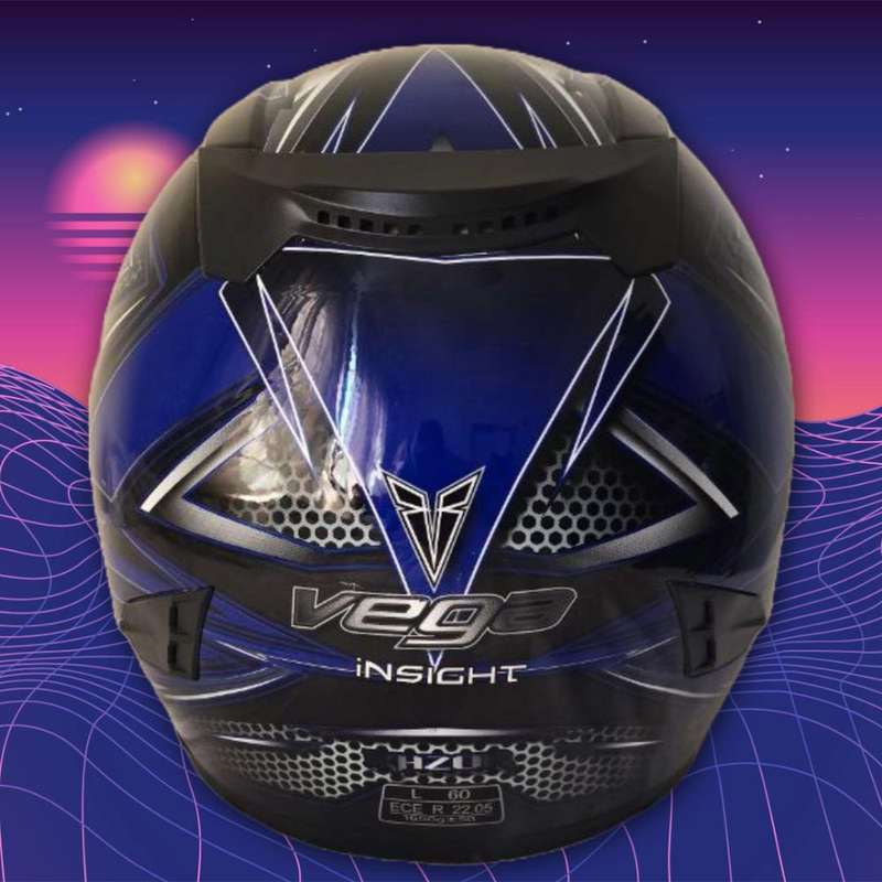 Vega Insight RHZUR Full-Face Motorcycle Helmet L 60 cm ABS Shell ECE R22.05