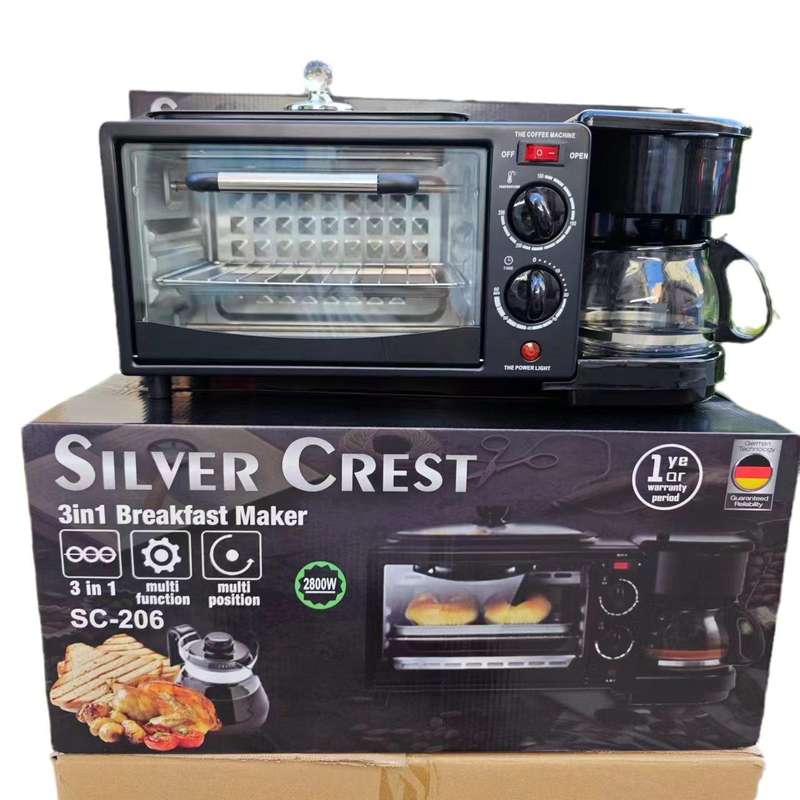 SILVER CRES 3 IN 1 BREAKFAST MAKER