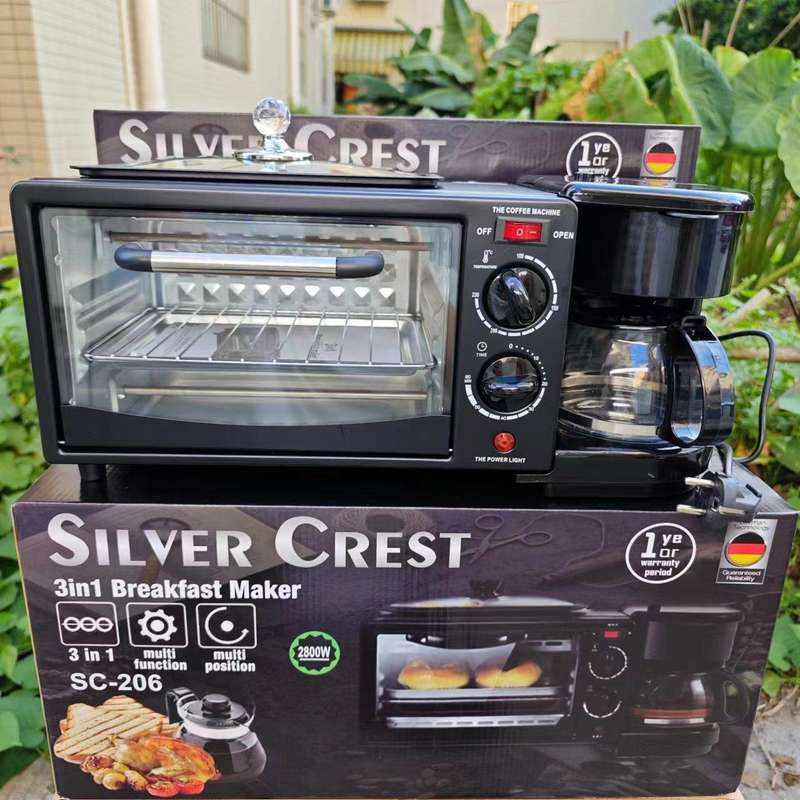 SILVER CRES 3 IN 1 BREAKFAST MAKER