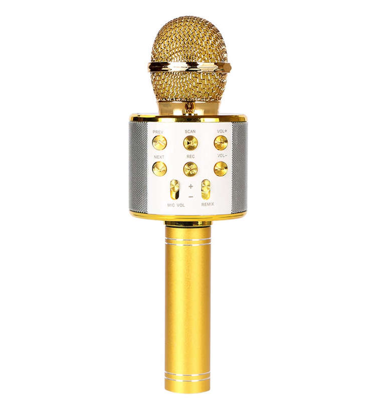 Karaoke Mic Wireless Bluetooth, Portable Handheld Mic Speaker PINK,ROSE GOLD ,GOLD,PINK & BLUE