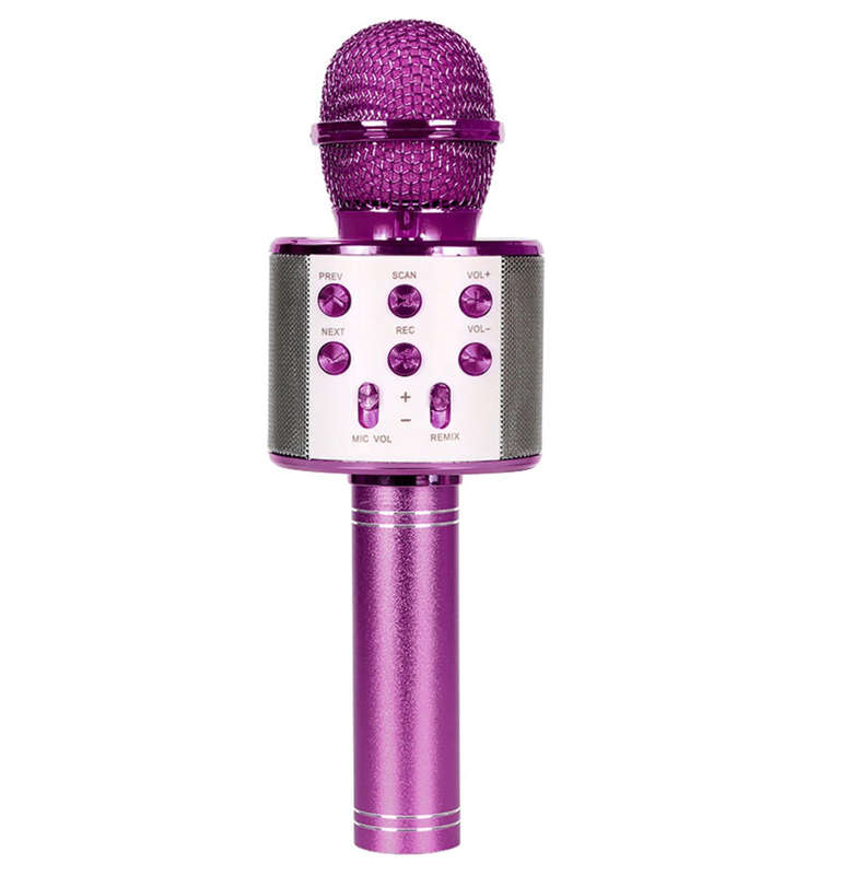 Karaoke Mic Wireless Bluetooth, Portable Handheld Mic Speaker PINK,ROSE GOLD ,GOLD,PINK & BLUE