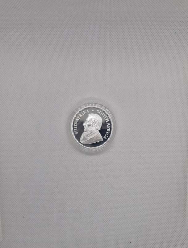 2024 1oz Fine-Silver Krugerrand (Johannesburg coin fare, privy)