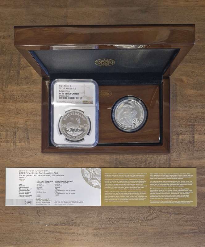 2023 Fine Silver Combination Set (PF 69 UC, Buffalo proof set)