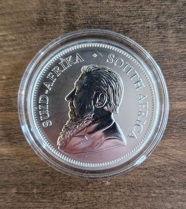 2017 1 oz Fine-silver Krugerrand 50th anniversary (premium uncirculated)