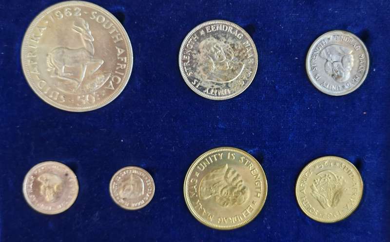 1962 South African Proof Set (SA Mint Box)