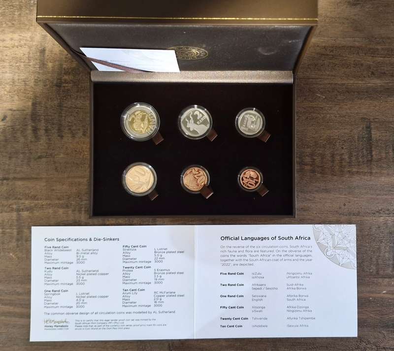 2022 South African Proof Set