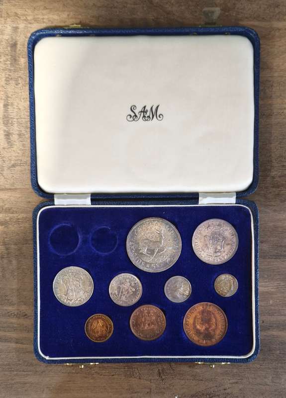 1953 South African Long Proof Set (Without GOLD)