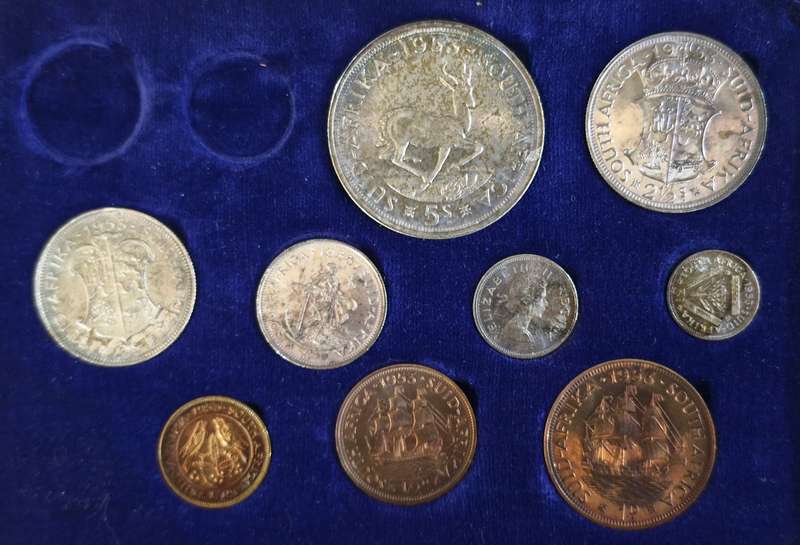 1953 South African Long Proof Set (Without GOLD)