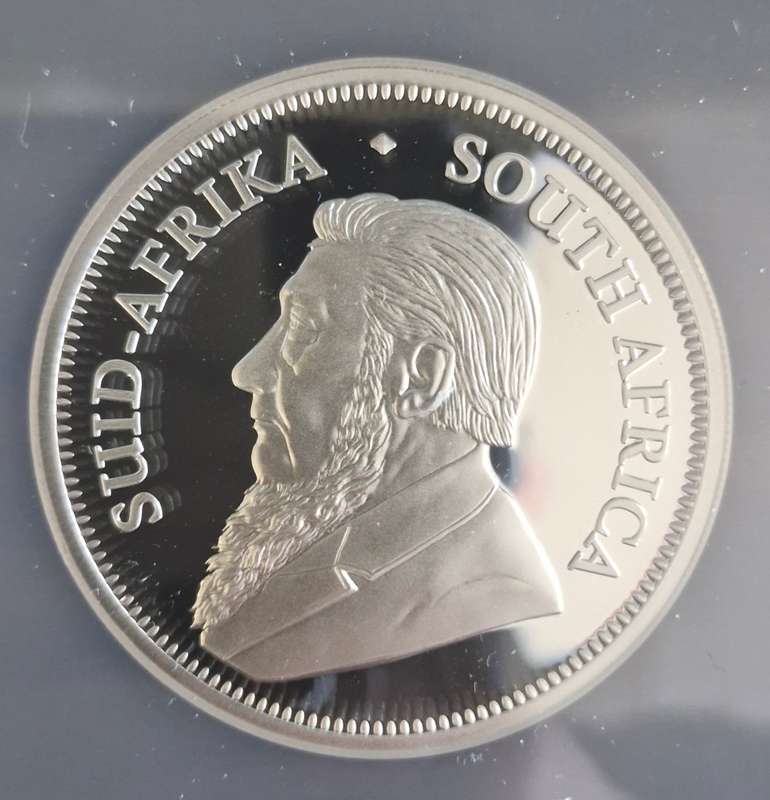 2025 South Africa 2Oz Silver Proof Krugerrand (PF 69 Ultra Cameo)