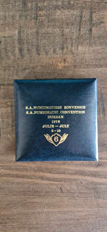 South Africa: SA Numismatic Convention Bronze Medallion of 1976