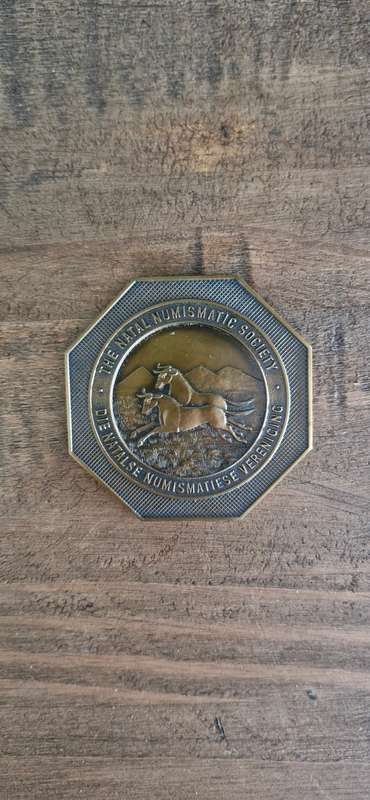 South Africa: SA Numismatic Convention Bronze Medallion of 1976