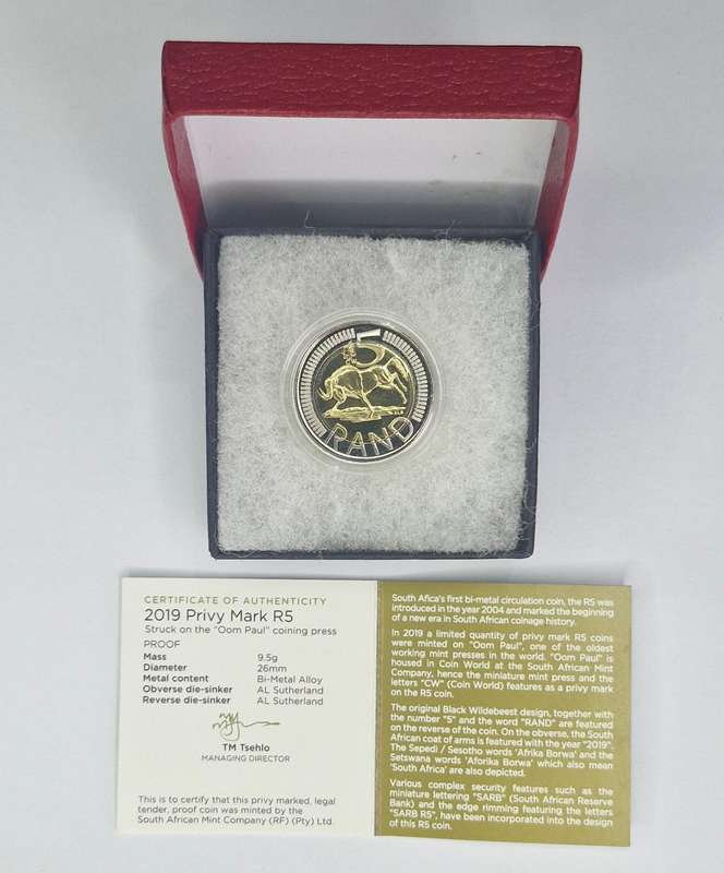 2019 Privy Mark R5 (Oom Paul Press)