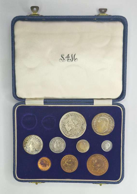 1952 South African Short Proof Set (SA Mint Box)