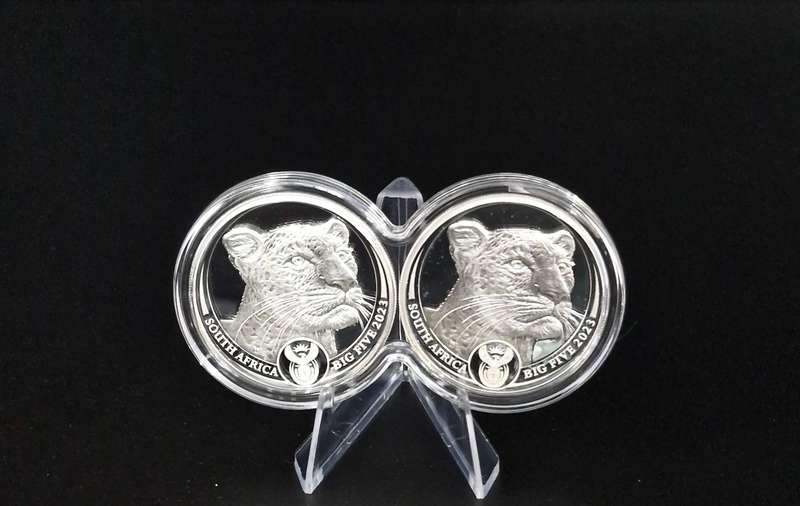 2023 Big Five Fine-Silver Double Proof Coin Set (Leopard) SII