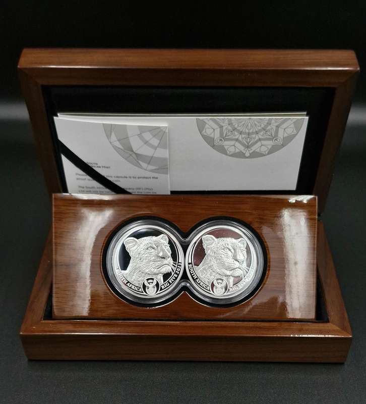 2023 Big Five Fine-Silver Double Proof Coin Set (Leopard) SII