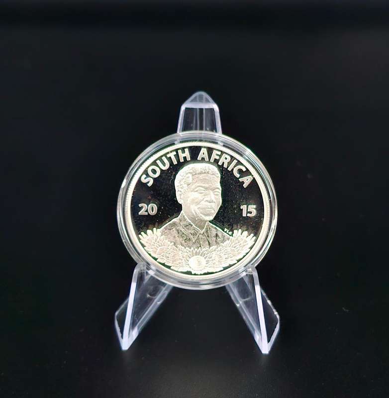 2015 Proteas R1 Sterling Silver (Life Of A Legend - Nelson Mandela)