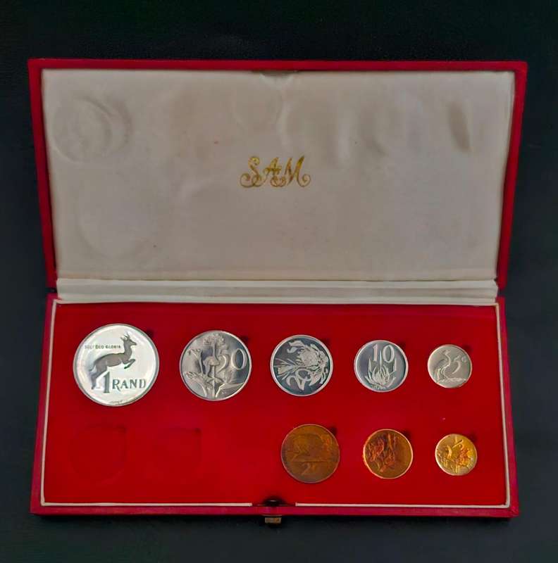 1981 South African Short Proof Set (Original SA Mint Box)