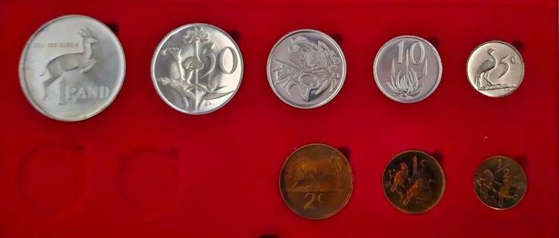 1981 South African Short Proof Set (Original SA Mint Box)