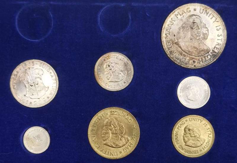 1963 South African Short Proof Set (SA Mint Box)