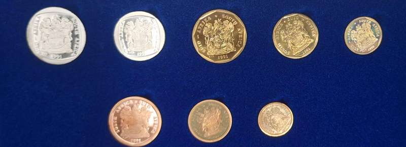 1991 South Africa Proof Set (Original SA Mint Box)