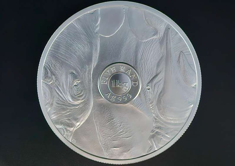 2022 Africa's Big Five - Rhino R5 1Kg Fine Silver Brilliant Uncirculated (Series ll )