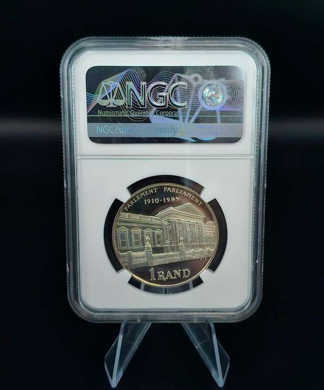 1985 South Africa S1R Parliament Anniversary (PF 67 Ultra Cameo)